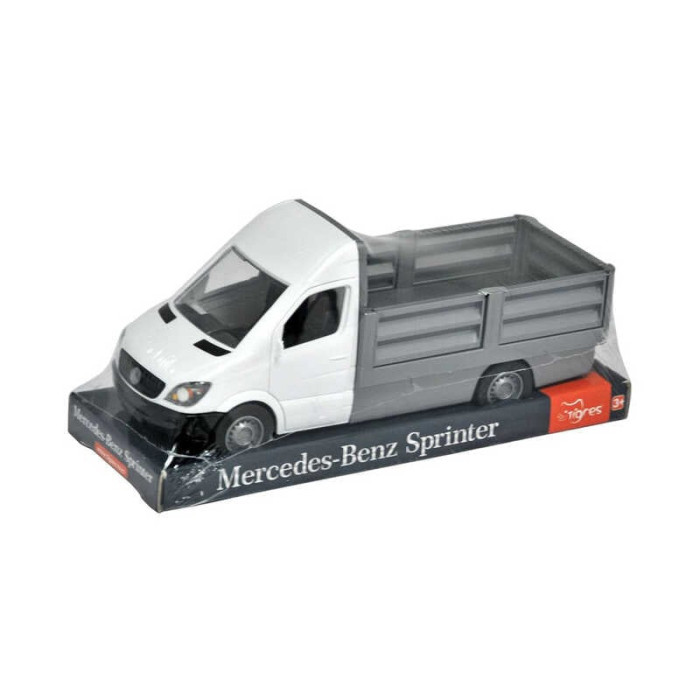 Автомобіль Mercedes-Benz Sprinter бортовий (білий) на планшетці 39671 (6) Tigres