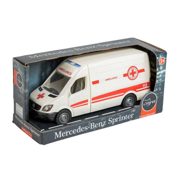 Автомобіль Mercedes-Benz Sprinter швидка допомога 39664 (4) Tigres відчиняються двері кабіни та кузова в коробці