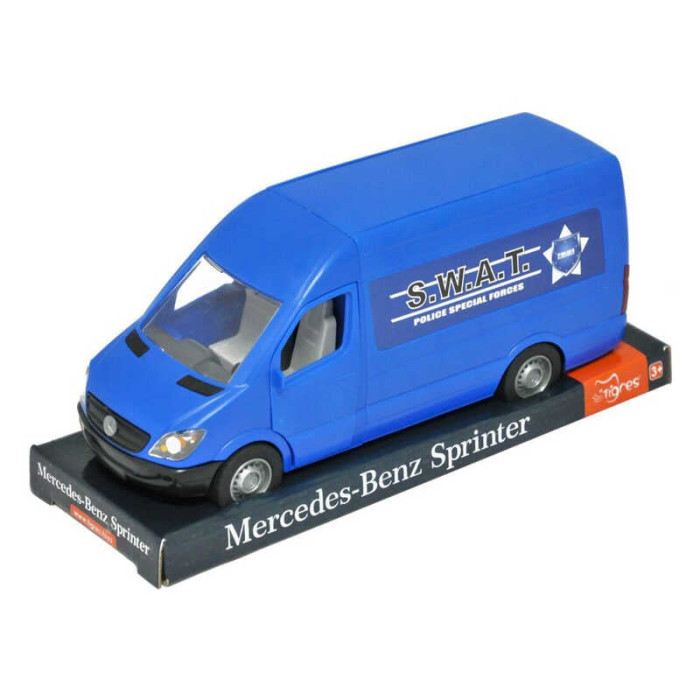 Автомобіль Mercedes-Benz Sprinter вантажний 39702 (синій) на планшетці (6) Tigres