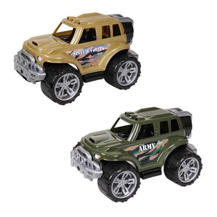 Позашляховик Військовий 4616 (6) 2 види Technok Toys в сітці