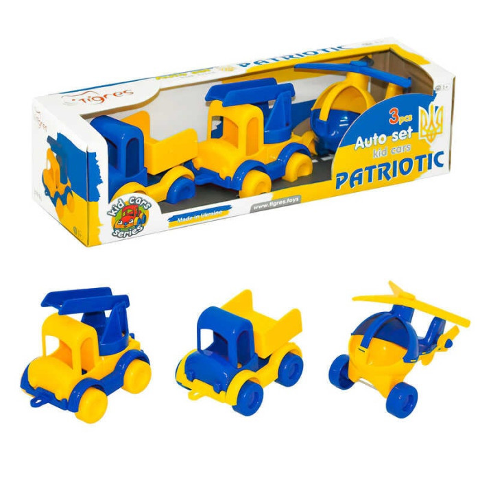Набір патріотичних машин Kids cars 39996 Tigres Tigres