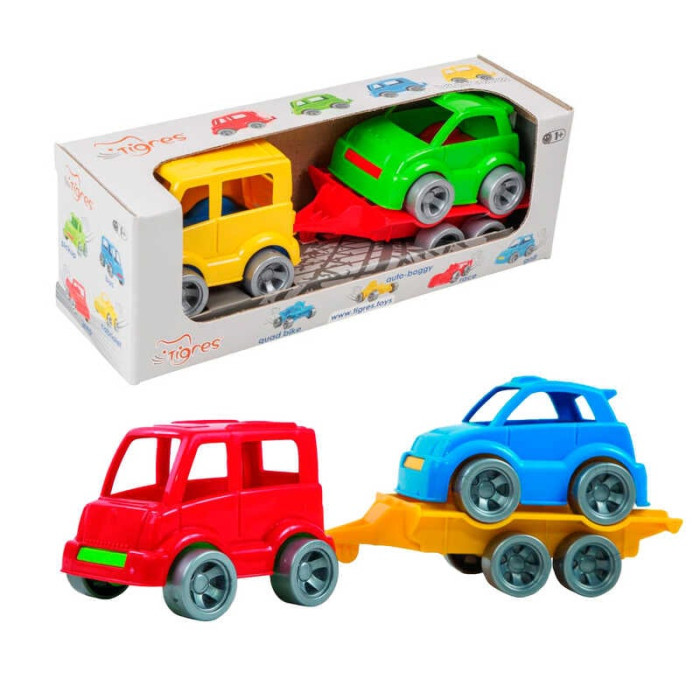 Набір авто Kids cars Sport 39541 Tigres автобус + гольф кар