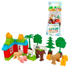 Конструктор 0341 Technok Toys 45 элементов “Ферма” в пакете Technok Toys