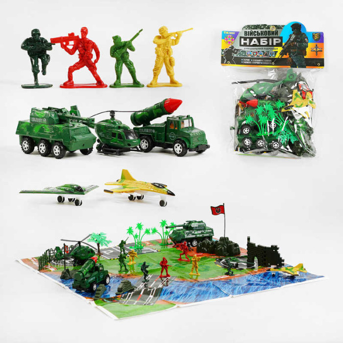 Комбат TK - 50134 “TK Group” “Спеціальний підрозділ” зброя солдати техніка декорації в пакеті TK Group