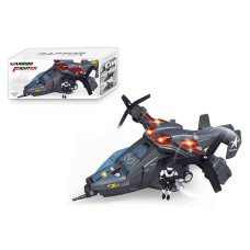 Літак 286-12 звук підсвічування автобертання фігурки (в кор)