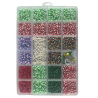 Набір намистин 3100 H5 резинки в боксі