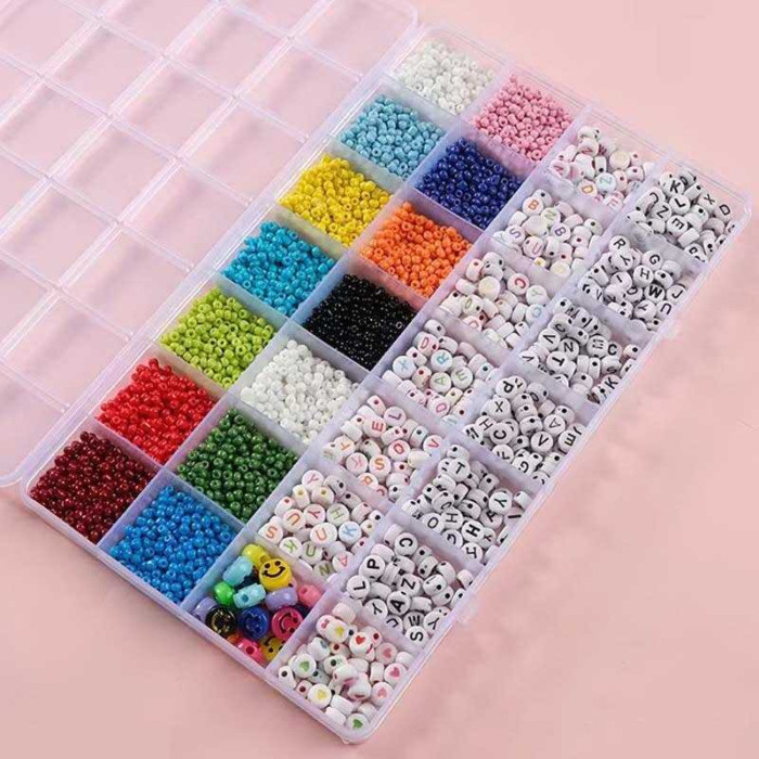 Набір бісеру 610-35 D ножиці ліска у боксі