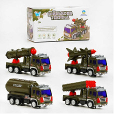 Військова техніка ТК 66100 WToys ОЗВУЧУВАННЯ УКРАЇНСЬКОЮ МОВОЮ колесо вільного ходу пісня підсвічування рухома ракета WToys