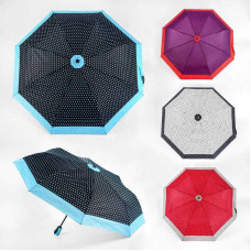 Парасолька C 55048 4 види напівавтомат d=100 см у чохлі в пакеті