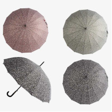 Парасолька C 68642 напівавтомат d = 102 см довжина 88 см 16 спиць в пакеті ВИДАЄТЬСЯ МІКС ВИДІВ