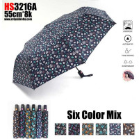 Парасолька C 74891 автомат d=98 см довжина у складеному вигляді: 30 см 8 спиць чохол в пакеті ВИДАЄТЬСЯ ТІЛЬКИ МІКС