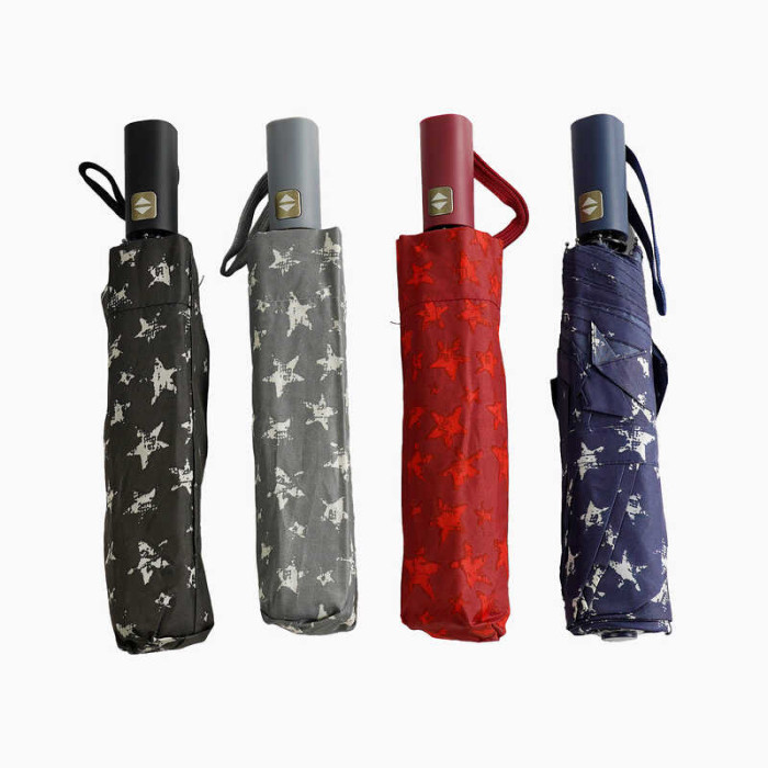 Парасолька C 68647 автомат d = 98 см у складеному вигляді 30 см 8 спиць чохол в пакеті ВИДАЄТЬСЯ МІКС ВИДІВ