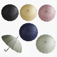 Парасолька C 68641 напівавтомат d = 106 см довжина 87 см 16 спиць в пакеті ВИДАЄТЬСЯ МІКС ВИДІВ